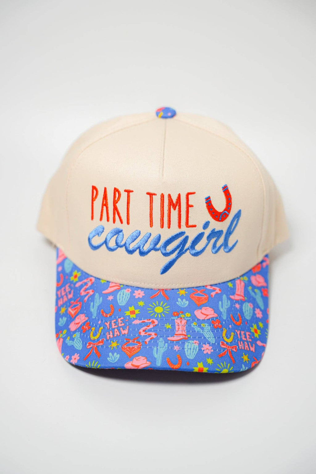 PART TIME COWGIRL CANVAS CAP