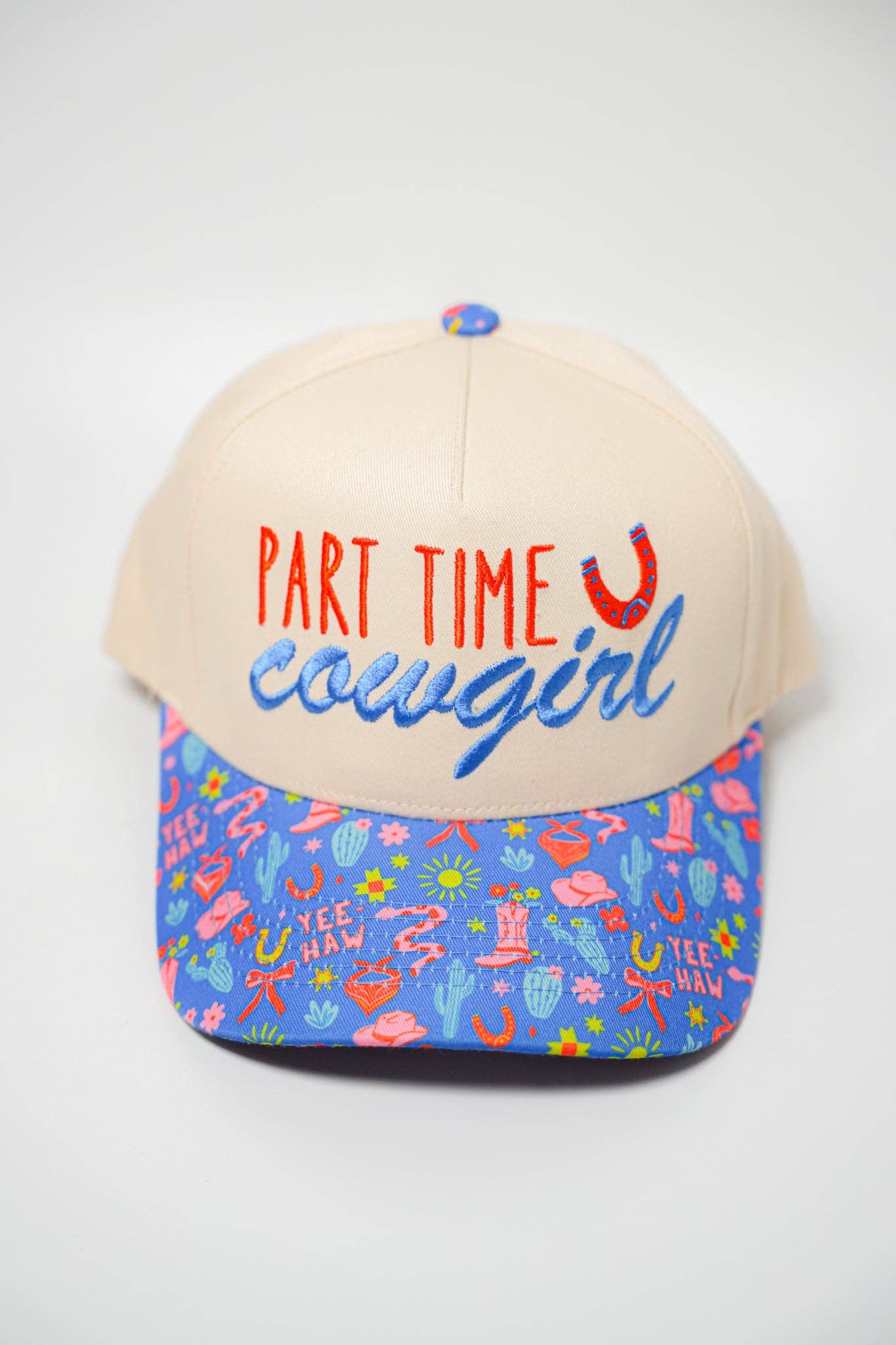 PART TIME COWGIRL CANVAS CAP