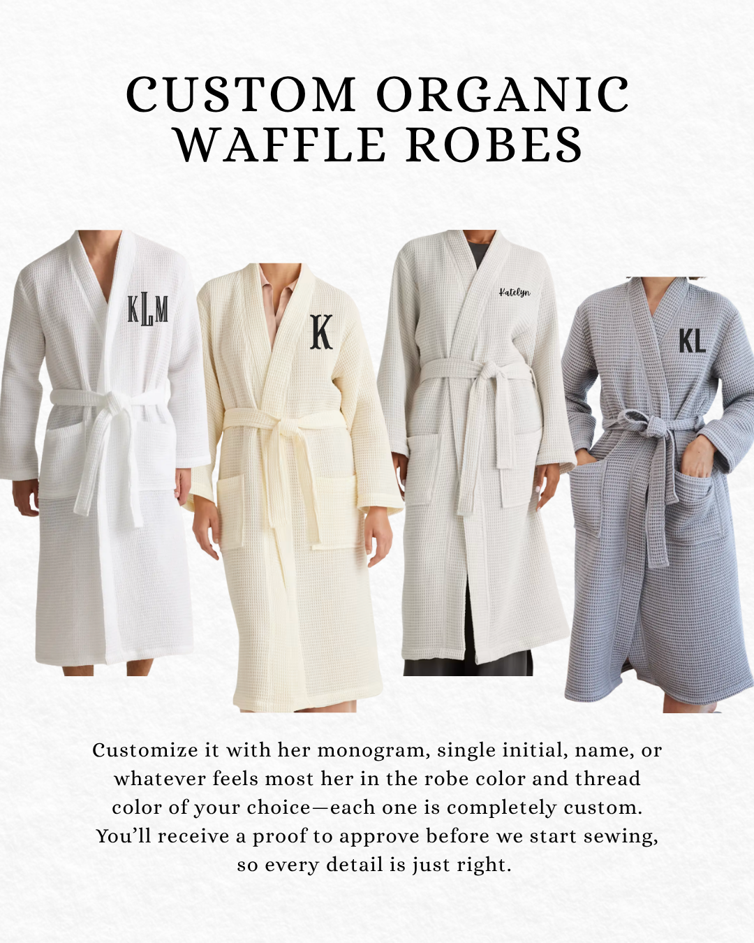 PRE ORDER - Mother's Day Waffle Robes!