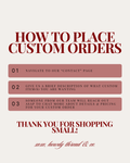*Custom Embroidery