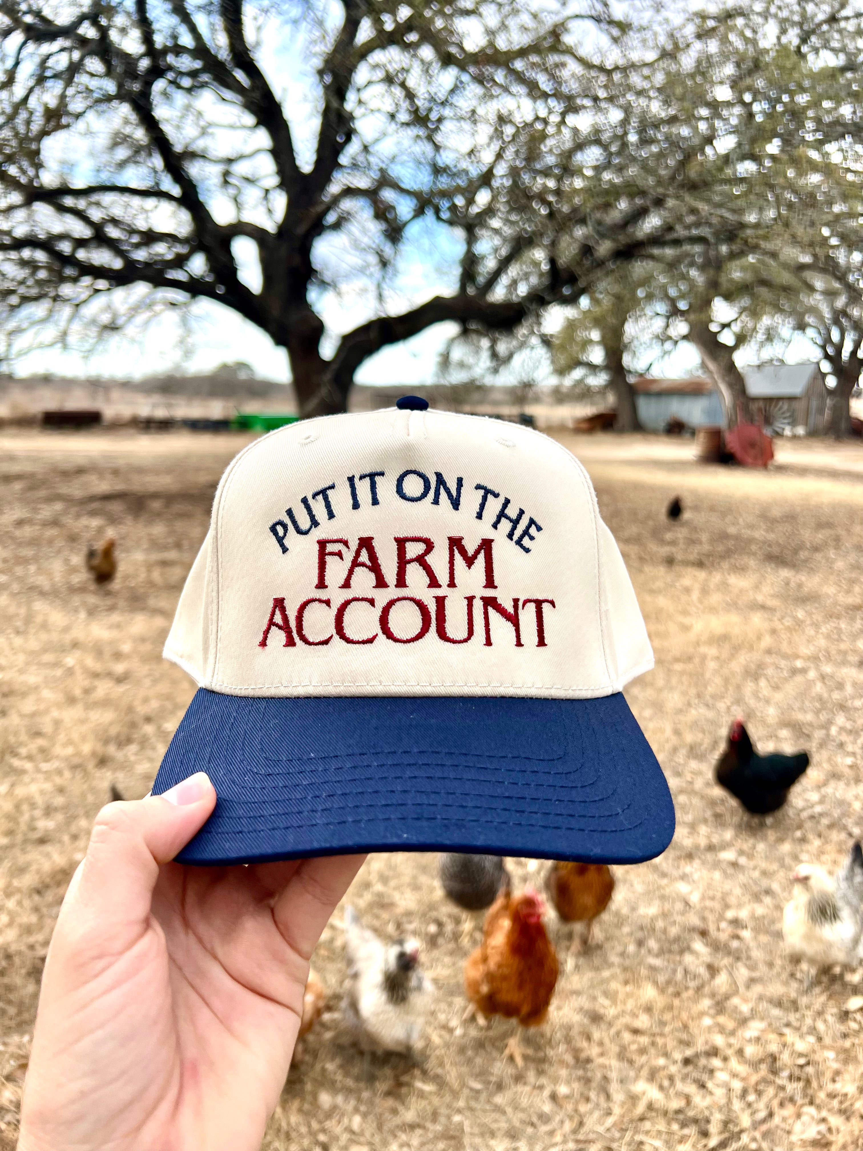 Put It On The Farm Account Hat