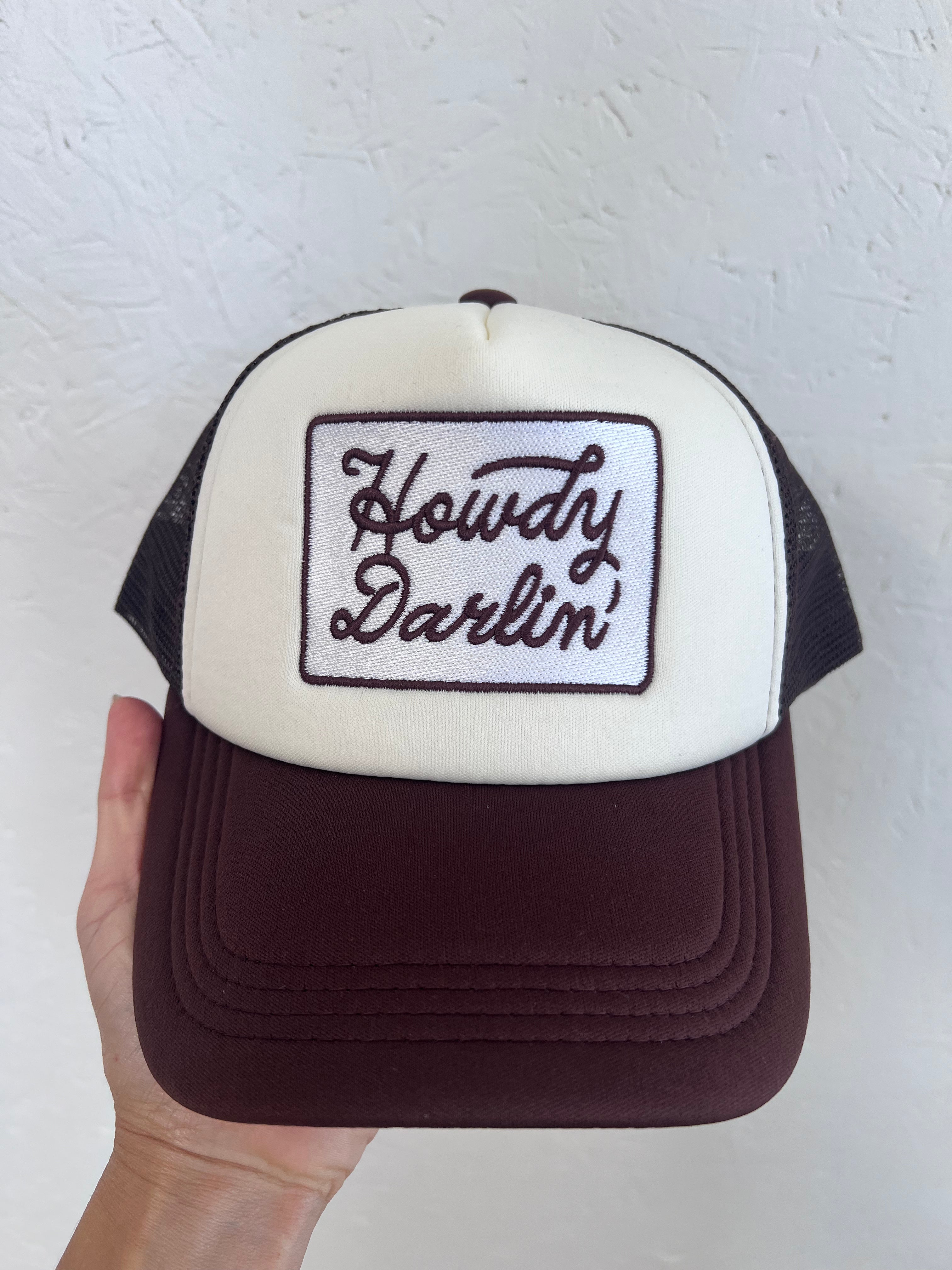 Howdy Darlin' Brown Trucker Hat