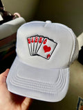 Royal Flush of Hearts Hat